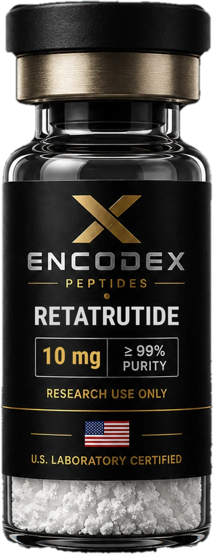 Research-grade peptide vial